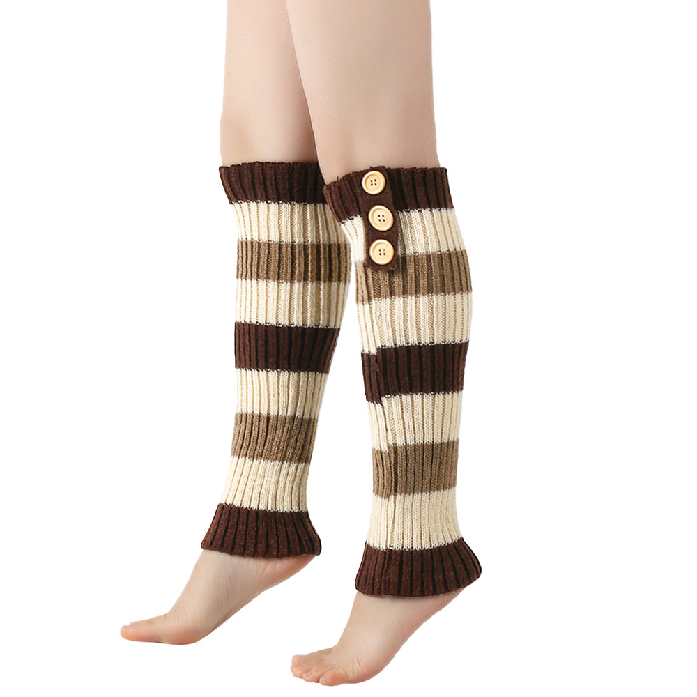 Leg Warmers Long socks Knitted Leg Covers Wool knit Foot Covers Boots Stocking